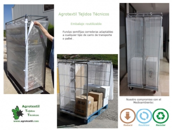 Agrotextil Tejidos Técnicos: nuevo método de embalaje reutilizable para carros de transporte de mercancías