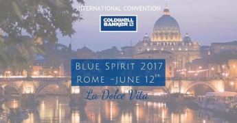 La Coldwell Banker Blue Spirit aterriza en Roma el 12 de Junio