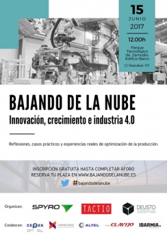 Los grandes retos para la empresa vasca en el ámbito de la Industria 4.0, se analizan en la jornada empresarial 'Bajando de la Nube'