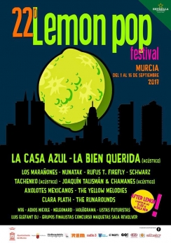 El festival Lemon Pop de Murcia celebra su 22ª edición del 1 al 16 de Septiembre