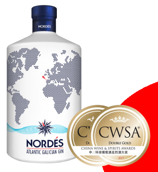 Nordés consigue una doble medalla de oro en los prestigiosos China Wines and Spirits Awards