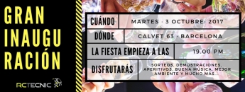 RCTecnic, expertos en tecnología recreativa, inaugura nueva tienda en Barcelona y estrena imagen de marca