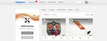 AIRK inaugura su canal de Thingiverse