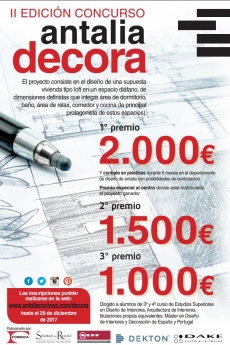 Regresa el concurso de diseño Antalia Decora