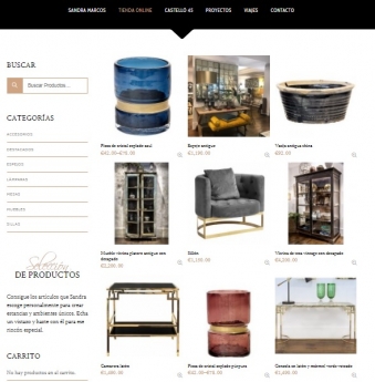 Sandra Marcos estrena tienda online