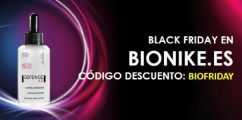 Bionike ofrece un 40 % de descuento en su webshop por el Black Friday