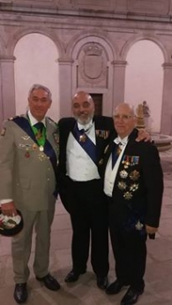 El perito judicial Luis Alamancos recibe la Gran Cruz de los Servicios Benévolos, Cívicos y Humanitarios