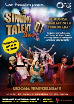 Funciones especiales de Navidad de Singing Talent Show en Teatre Gaudí Barcelona