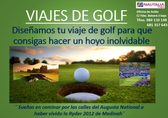 Nautalia Avilés diseña viajes de golf para hacer un hoyo inolvidable