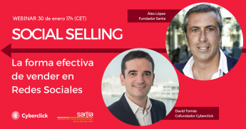 Cyberclick impartirá formación gratuita de Social Selling junto con Álex López