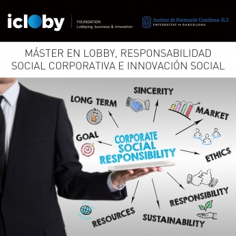 Fundación Icloby presenta nuevo máster en Lobbying, Responsabilidad Social Corporativa e Innovación Social