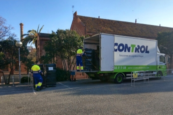 Mudanzas Control traslada el archivo histórico de la Diputació de Barcelona