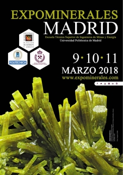 Madrid, cita fundamental para los amantes de las Ciencias de la Tierra durante Expominerales Madrid 2018