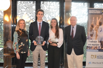 Emocionante entrega del Premio a los Mejores Jugadores-Estudiantes de la Copa Colegial Madrid