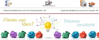 DIP Telecomunicaciones incorpora nuevos conectores RJ45 Tooless en Cat.6 y Cat.6A de 2LAN Equipment