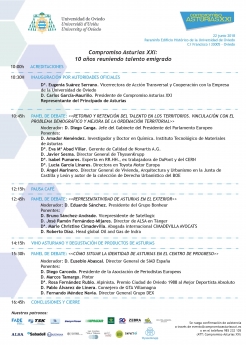 Compromiso Asturias XXI celebra su 10 aniversario con una jornada abierta a todos los asturianos