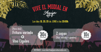 El restaurante La Aguja con el Mundial de Fútbol