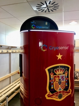 La Selección Española de Fútbol mejora su rendimiento deportivo gracias a Cryosense