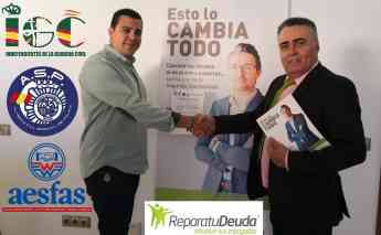 Carlos padilla, delegado de IGC de las Islas Baleares, y Antonio López, director comercial de Repara tu Deuda