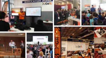 Los diferentes vuelos de AIRK durante 2018