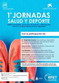 1as JORNADAS SALUD Y DEPORTE: Hábitos saludables, prevención de lesiones y alimentación para deportistas
