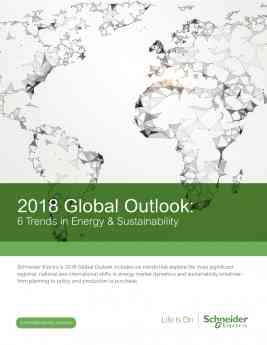 Descarbonización y nuevos modelos de compra de energía verde, tendencias de 2018 según Schneider Electric