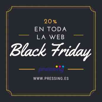El Black friday de Pressing ofrece un descuento de 20% en todos sus productos