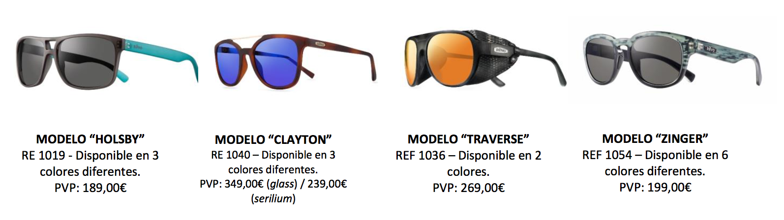 Gafas REVO, las gafas de sol más aventureras de esta Navidad
