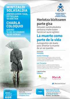 Noticias Sociedad | IMAGEN DEL CARTEL ANUNCIADOR DE LA CHARLA