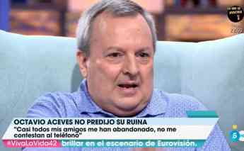 Octavio Aceves en su aparición en publico