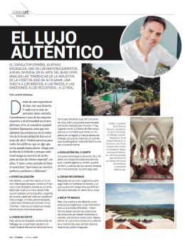 Gustavo Egusquiza declarado por la revista Forbes como uno de los mayores expertos en turismo del mundo