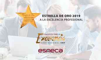 Esneca Business School recibe la “Estrella de Oro a la Excelencia Profesional 2019”