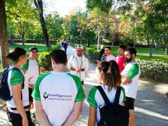 Chema Martínez y el Equipo PuntoSeguro en el Retiro