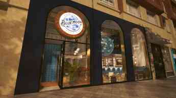 Cerveza artesanal y cocina internacional en el primer Blue Moon de Europa, en Madrid