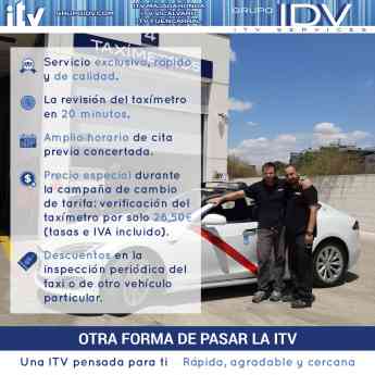 GRUPO IDV-ITV Services explica cómo saber si un taxímetro está cobrando la tarifa adecuada