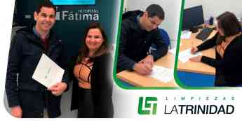 Firma acuerdo limpiezas Trinidad y Hospital Fátima