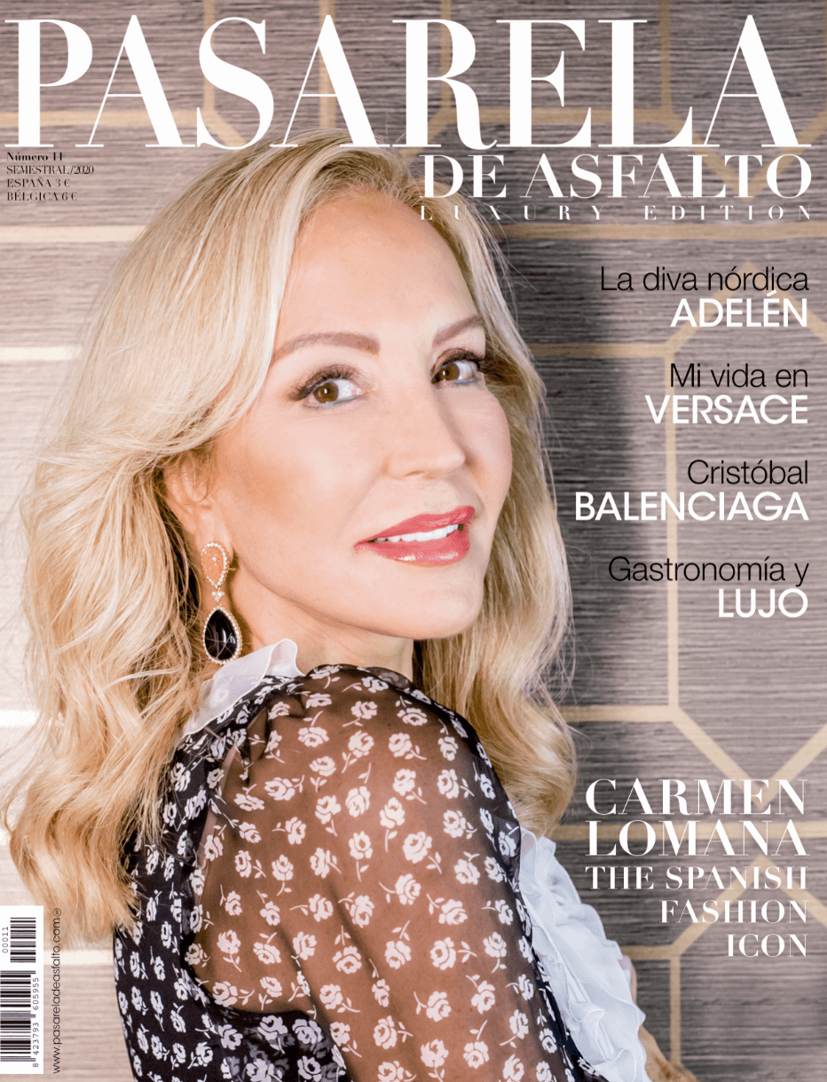 Carmen Lomana portada en la Revista Pasarela de Asfalto