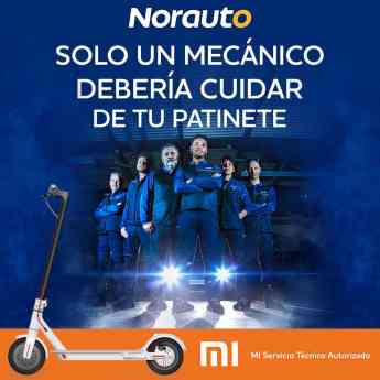 Norauto, servicio técnico oficial de patinetes Xiaomi