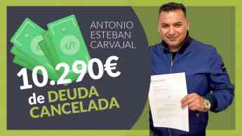 Antonio Esteban Carvajal, cliente de Repara tu deuda abogados cancela sus deudas con la Ley de la Segunda Oportunidad