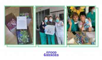 Natural Athlete dona barritas energéticas a personal sanitario de Madrid a través de Food4Heroes