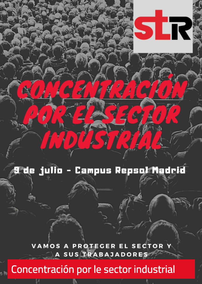 El Sindicato de Trabajadores concentra en Madrid al sector industrial a favor de los trabjadores