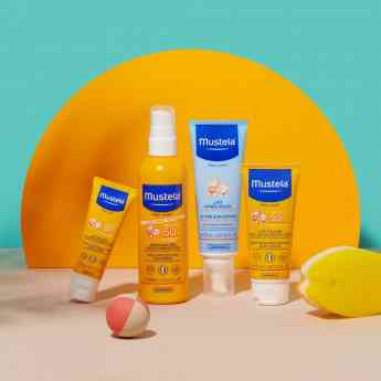 Mustela Solares, la gama completa de protección solar para proteger la piel de los niños