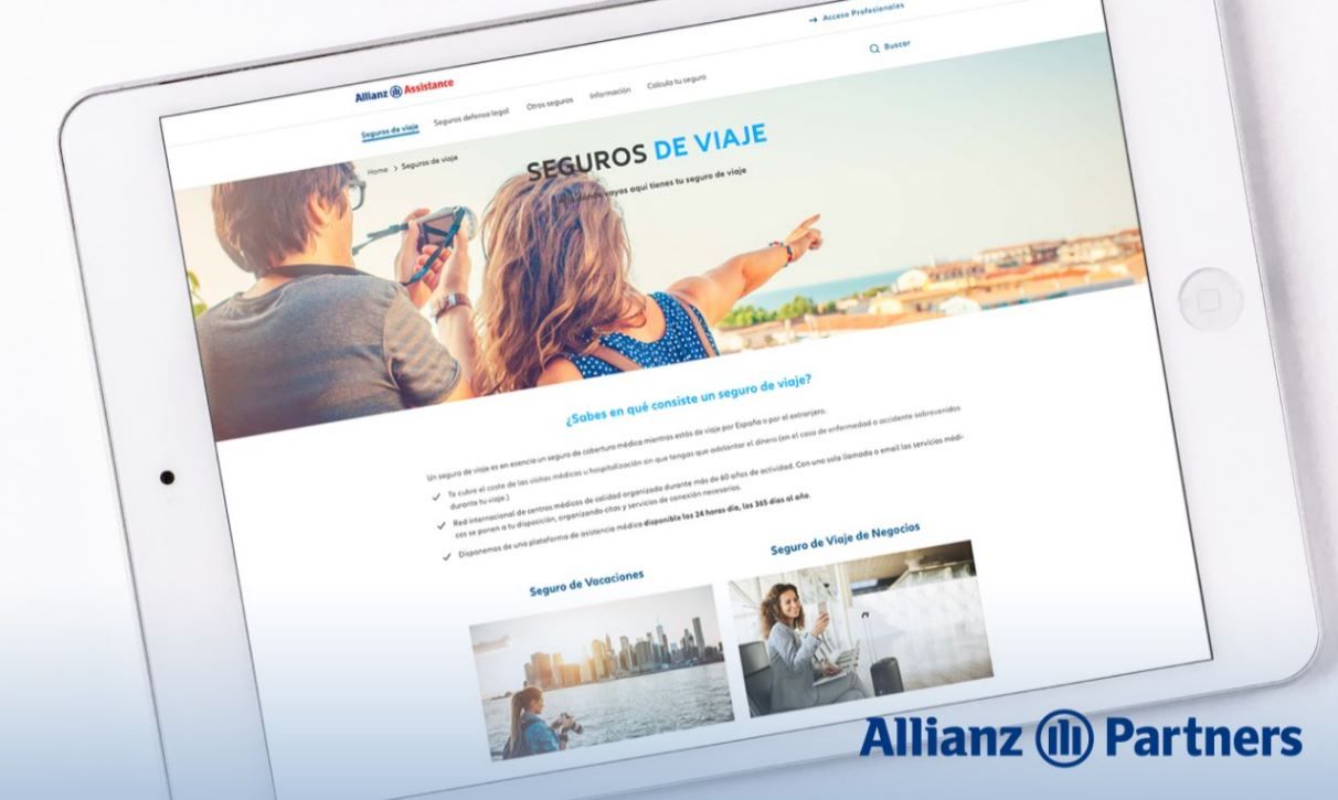 Allianz Partners presenta, bajo la marca comercial Allianz Assistance, su nueva web eCommerce