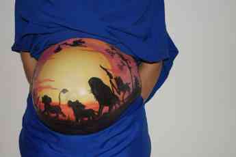 Noticias Artes Visuales | Belly Painting en época del coronavirus