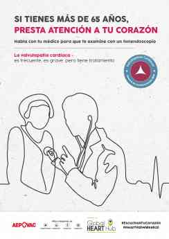 AEPOVAC: El 90% de los españoles mayores de 60 años desconoce lo que son las Valvulopatías