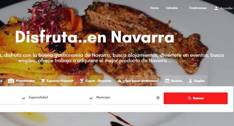 Comermuybien.com se renueva para convertirse en el buscador de restaurantes y hoteles en Navarra