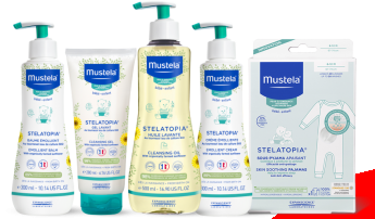 Con Mustela, noches tranquilas y sin picor para los niños con piel atópica y para la familia también