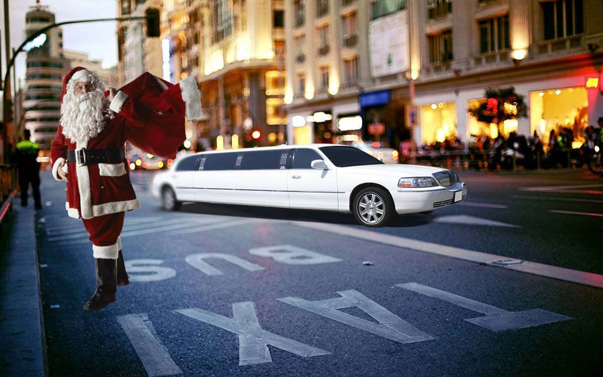 La limusina de Papa Noel llega estas navidades a Madrid