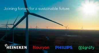 Más energía renovable: Philips, HEINEKEN, Nouryon y Signify forman el primer consorcio Pan-Europeo