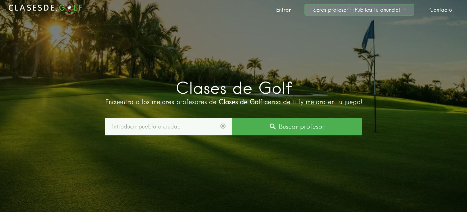 Nace Clasesde.golf, la plataforma especializada para encontrar al mejor profesor de golf